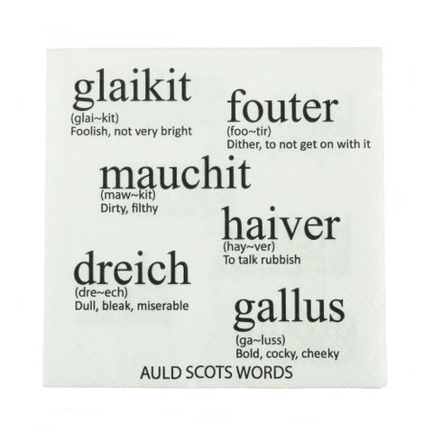 Auld Scots Works Napkins