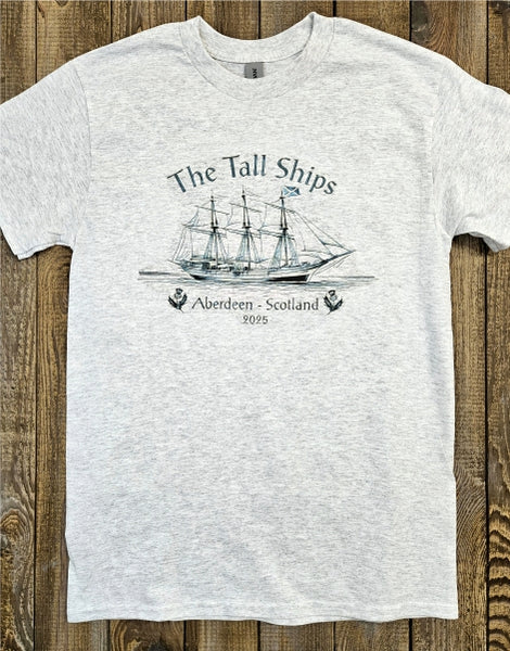 Tall Ships Aberdeen Ash Grey T-Shirt