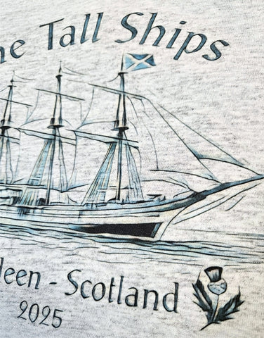 Tall Ships Aberdeen Ash Grey T-Shirt