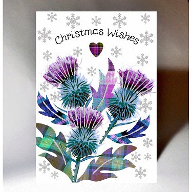 Christmas Thistle Card